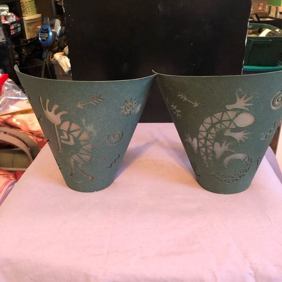 PartyLite Tribe wall sconces - Picture 1 of 7